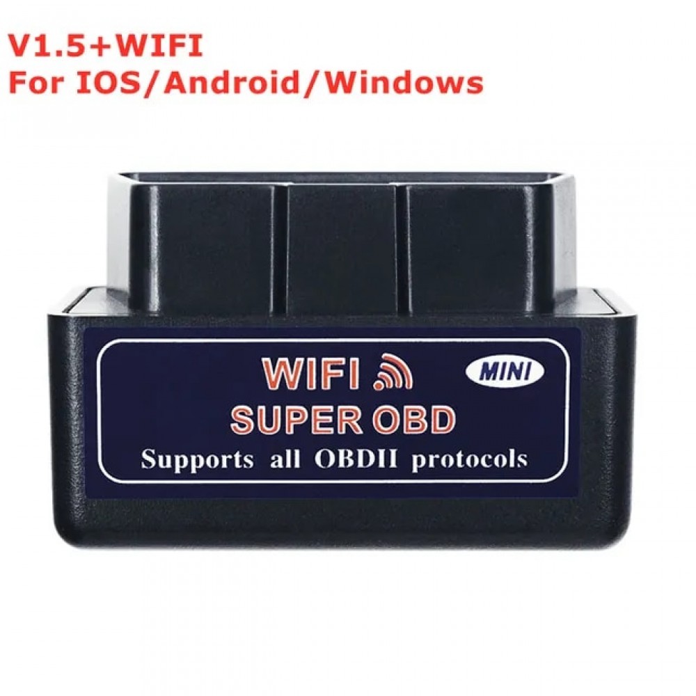 OBD2 WIFI ELM327 V1.5 Черный
